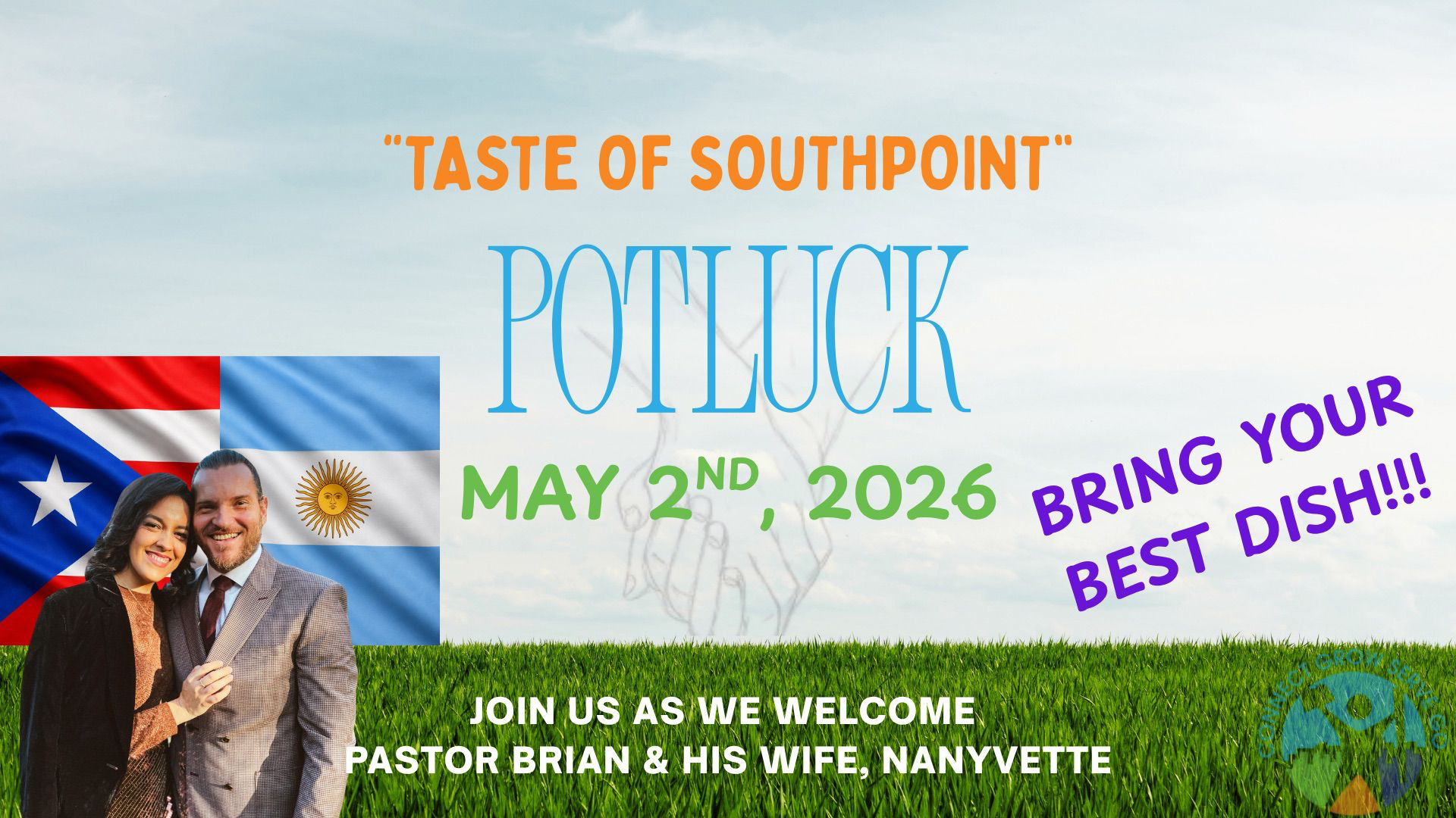 Southpoint Potluck banner